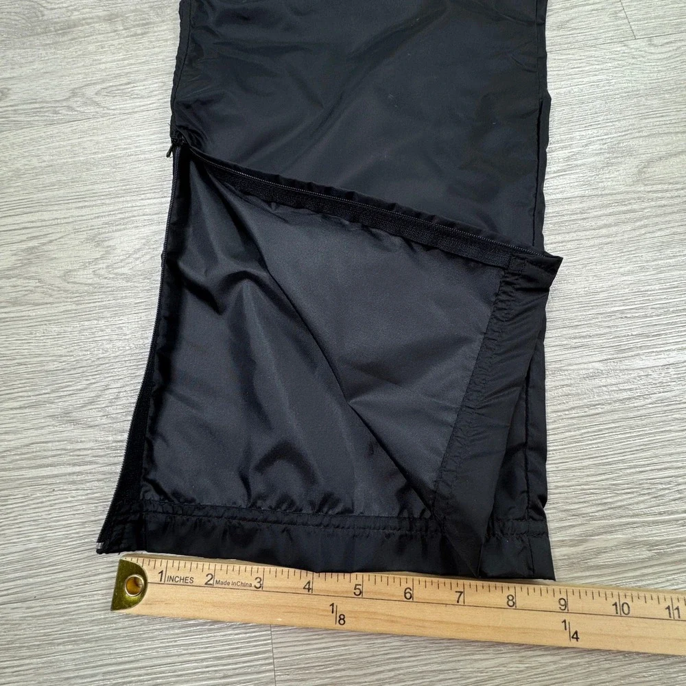Nike Kids Pants Track Windbreaker Black Medium 8-10 Swoosh Elastic Waist Pocket